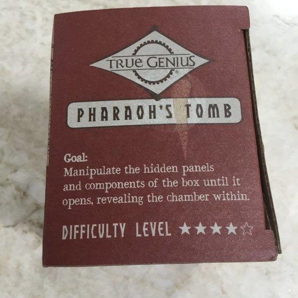 Pharaoh's Tomb Wooden Puzzle - Brown - Picture 3 of 4